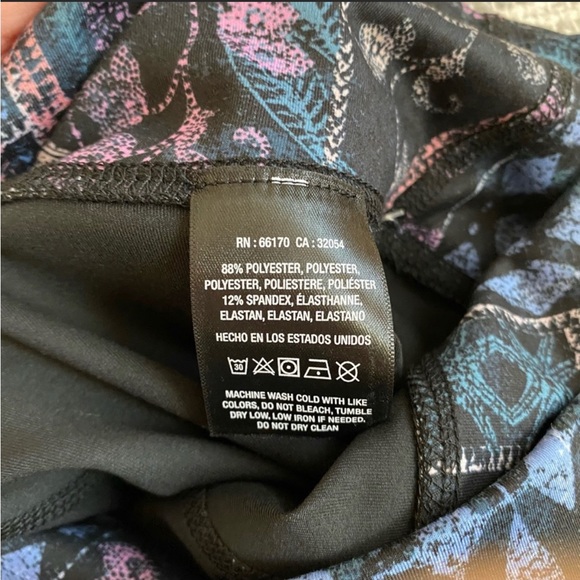 Anthropologie Daily Practice High Rise Abstract Patchwork Print Leggings S, NWOT - Picture 5 of 9